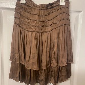 Brown Boutique Skirt